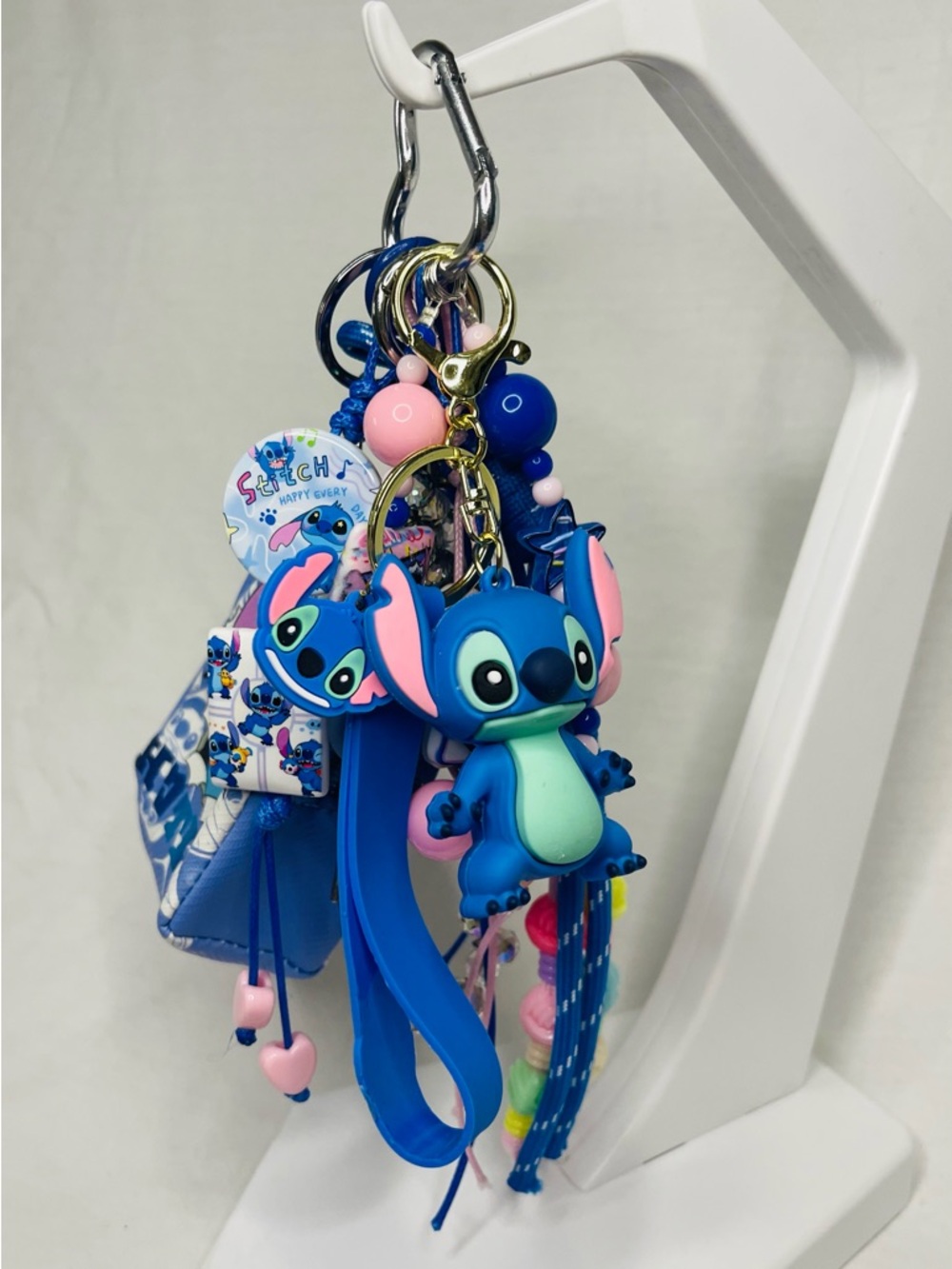 Blue Stitch Character Keychain/Bag Charm